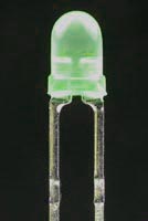 (image for) Green 3mm standard brightness LED